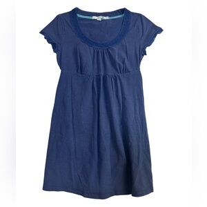 Boden Blue Empire‎ Waist Short Sleeve Dress – Women’s US 6 / UK 10
